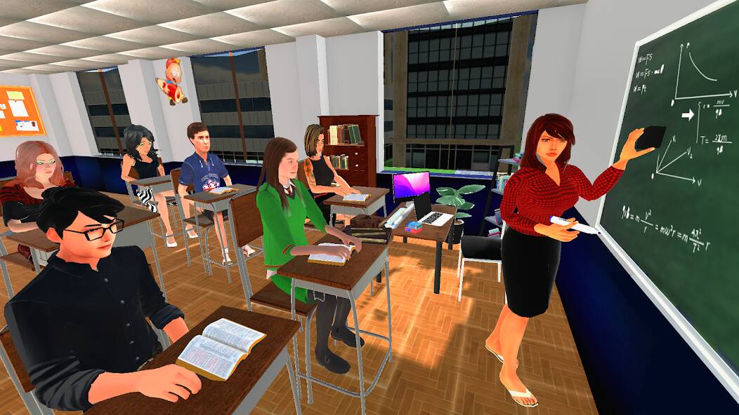 Скачать страшный учитель 3D школьная ш (Взлом на деньги) версия 0.3.5 apk на Андроид
