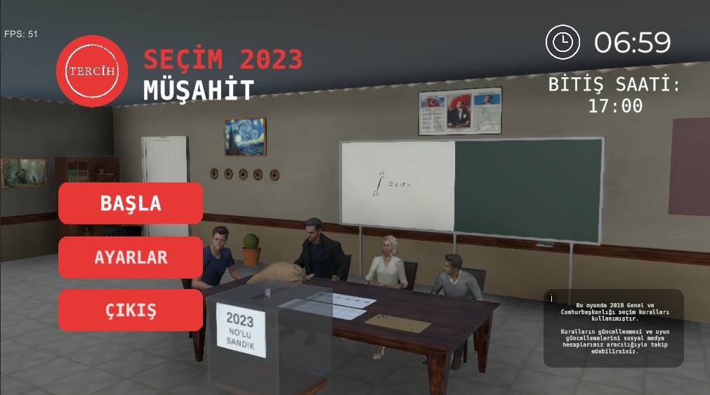 Скачать Seçim 2023 Müşahit oyunu (Взлом открыто все) версия 2.1.6 apk на Андроид