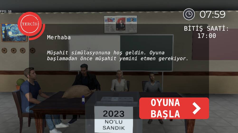 Скачать Seçim 2023 Müşahit oyunu (Взлом открыто все) версия 2.1.6 apk на Андроид