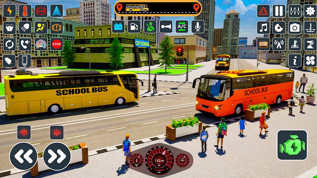 Скачать School Bus Simulator Bus Game (Взлом на монеты) версия 2.3.6 apk на Андроид