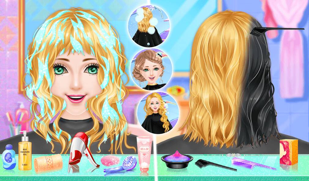 Скачать Doll makeup games for girls (Взлом открыто все) версия 2.4.1 apk на Андроид