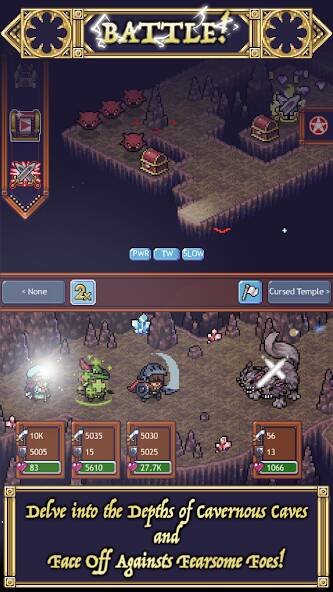 Скачать Cave Heroes:Idle Dungeon RPG (Взлом на деньги) версия 1.8.3 apk на Андроид