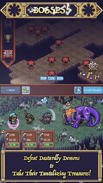 Скачать Cave Heroes:Idle Dungeon RPG (Взлом на деньги) версия 1.8.3 apk на Андроид