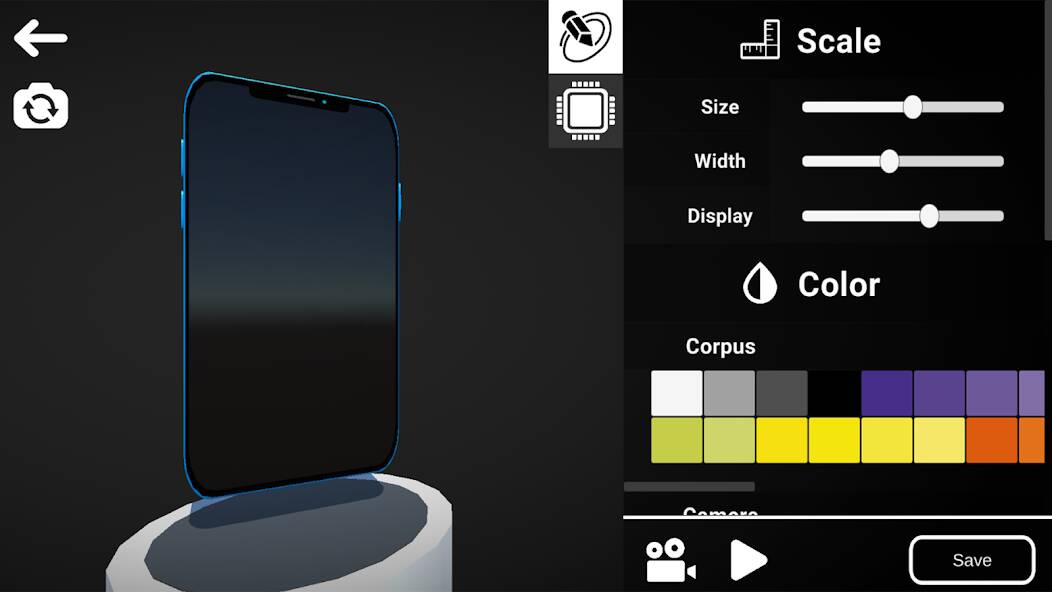 Скачать Симулятор телефона - 3D Создай (Взлом открыто все) версия 2.7.8 apk на Андроид