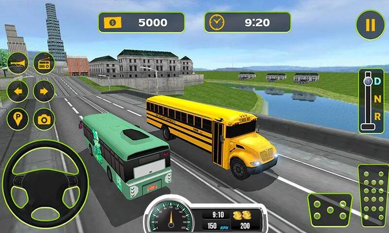 Скачать Школа вождения автобуса 2017 (Взлом на монеты) версия 2.1.9 apk на Андроид