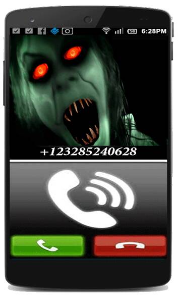 Скачать Ghost Call (Prank) (Взлом на монеты) версия 1.1.7 apk на Андроид