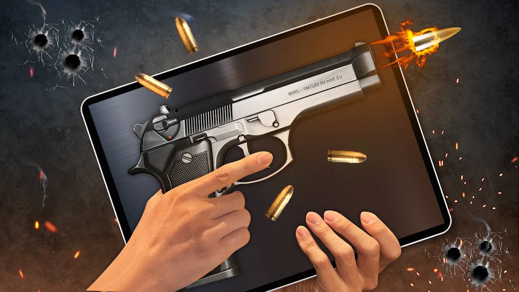 Скачать Gun Simulator 3D & Time Bomb (Взлом на монеты) версия 2.7.1 apk на Андроид