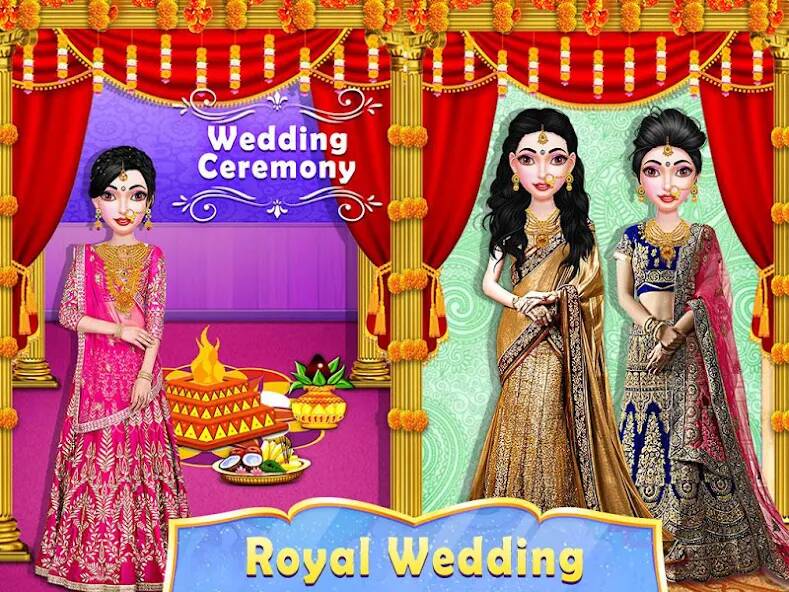 Скачать Stylist Fashion Indian Wedding (Взлом на деньги) версия 2.5.5 apk на Андроид