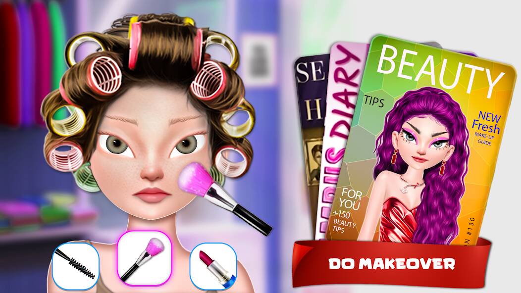Скачать макияж игра : игры-одевалки (Взлом на деньги) версия 0.1.8 apk на Андроид