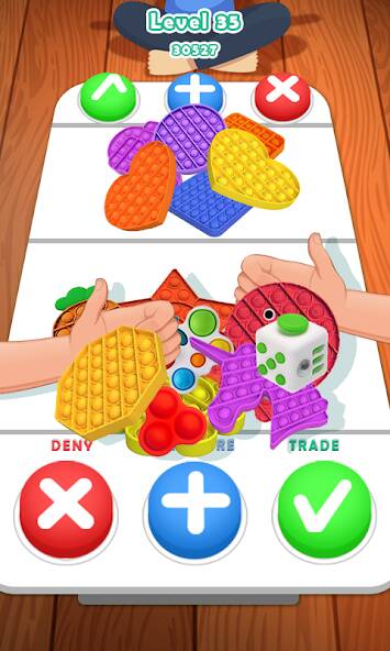 Скачать Fidget Toys: поп ит кукла игра (Взлом открыто все) версия 2.3.4 apk на Андроид
