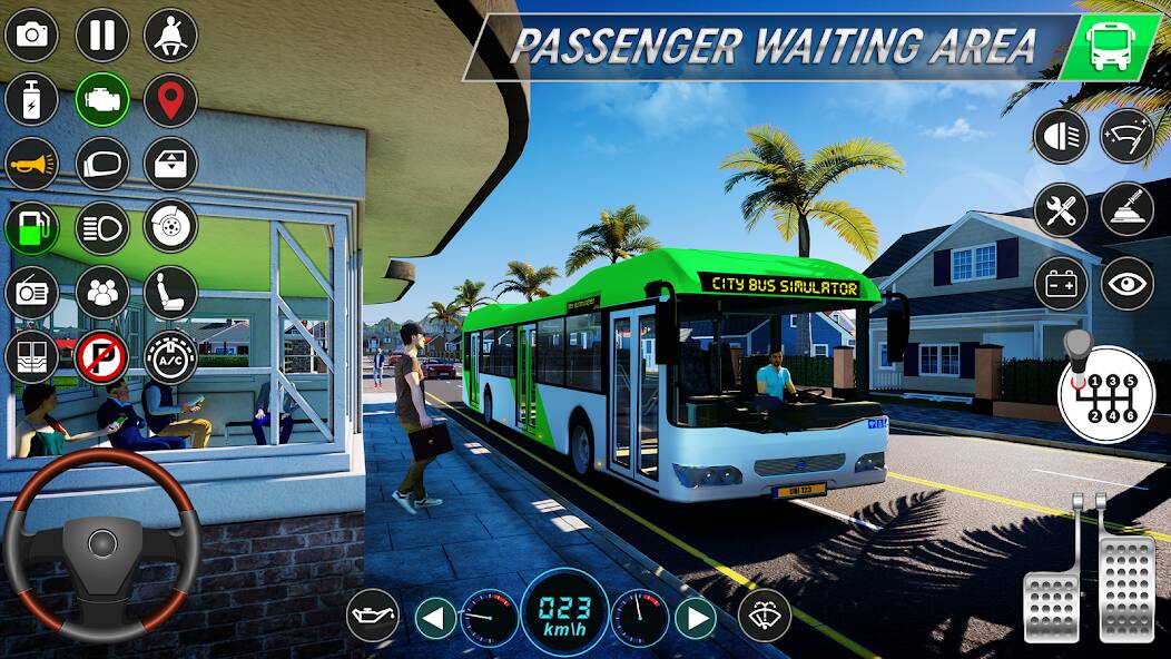 Скачать Real City Bus Simulator Games (Взлом на монеты) версия 2.7.9 apk на Андроид