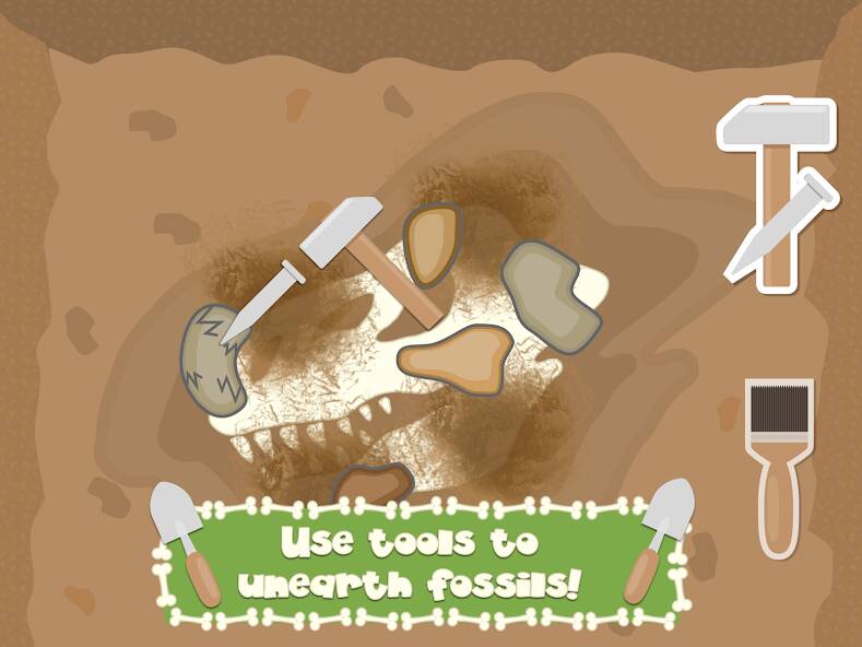 Скачать Dino Fossil Dig - Jurassic Adv (Взлом открыто все) версия 0.8.8 apk на Андроид