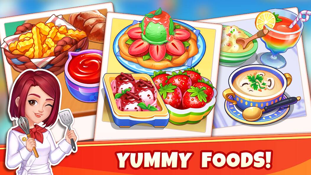 Скачать Cooking Wonder-Restaurant Game (Взлом открыто все) версия 2.9.3 apk на Андроид