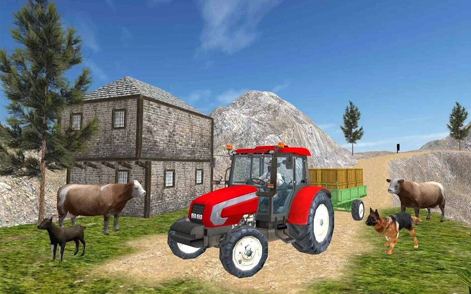 Скачать Tractor Driver 3D Farming Sim (Взлом открыто все) версия 2.7.3 apk на Андроид