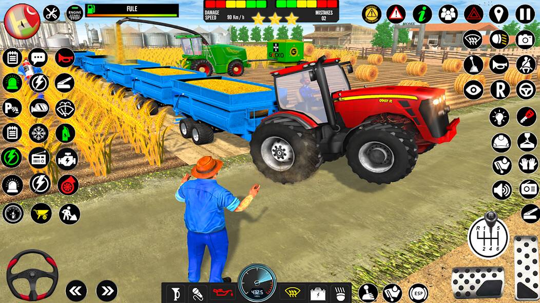 Скачать Farming Games: Tractor Games (Взлом на монеты) версия 2.9.9 apk на Андроид
