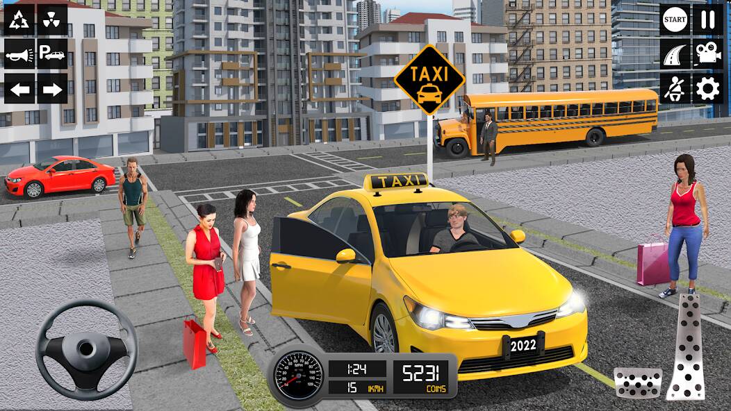 Скачать Таксист 3d: Симулятор такси (Взлом на монеты) версия 2.8.9 apk на Андроид
