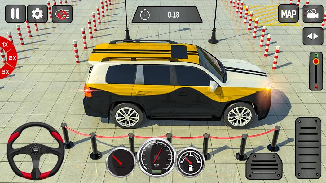Скачать Автомобильные игры 3d Парковка (Взлом на монеты) версия 0.1.3 apk на Андроид