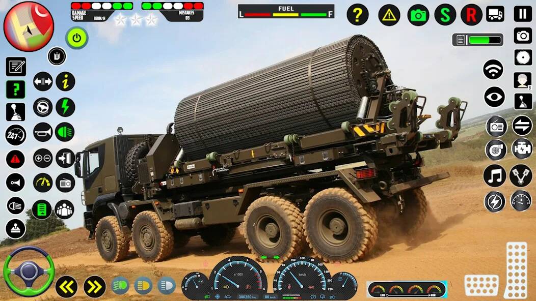 Скачать русская армия грузовик игра (Взлом на монеты) версия 2.1.5 apk на Андроид