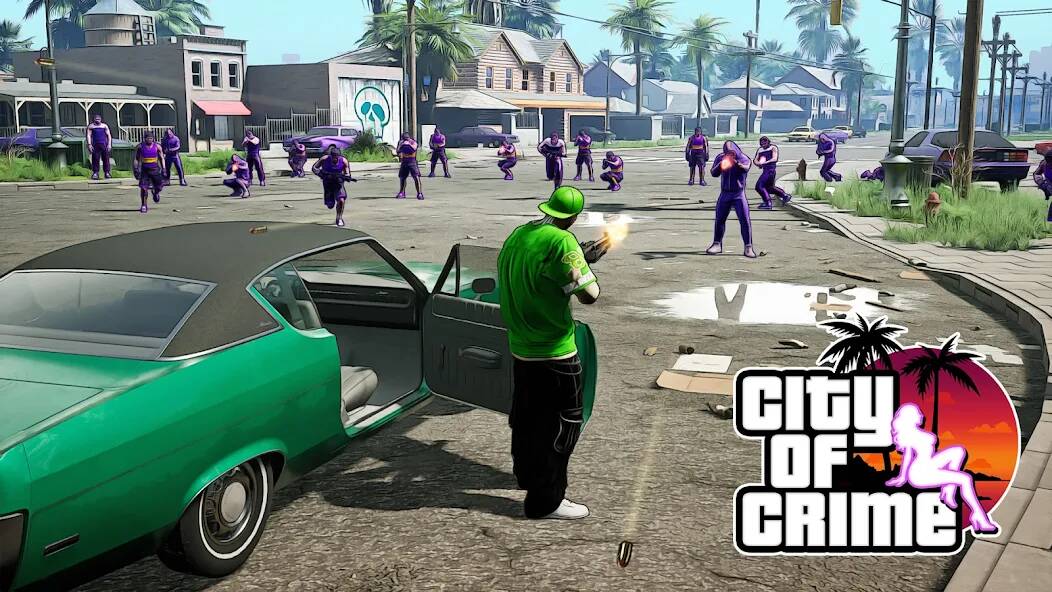 Скачать City of Crime: Gang Wars (Взлом открыто все) версия 1.6.5 apk на Андроид