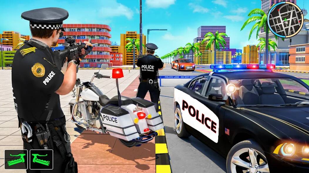 Скачать Police Moto Bike Chase Crime (Взлом на монеты) версия 0.4.3 apk на Андроид