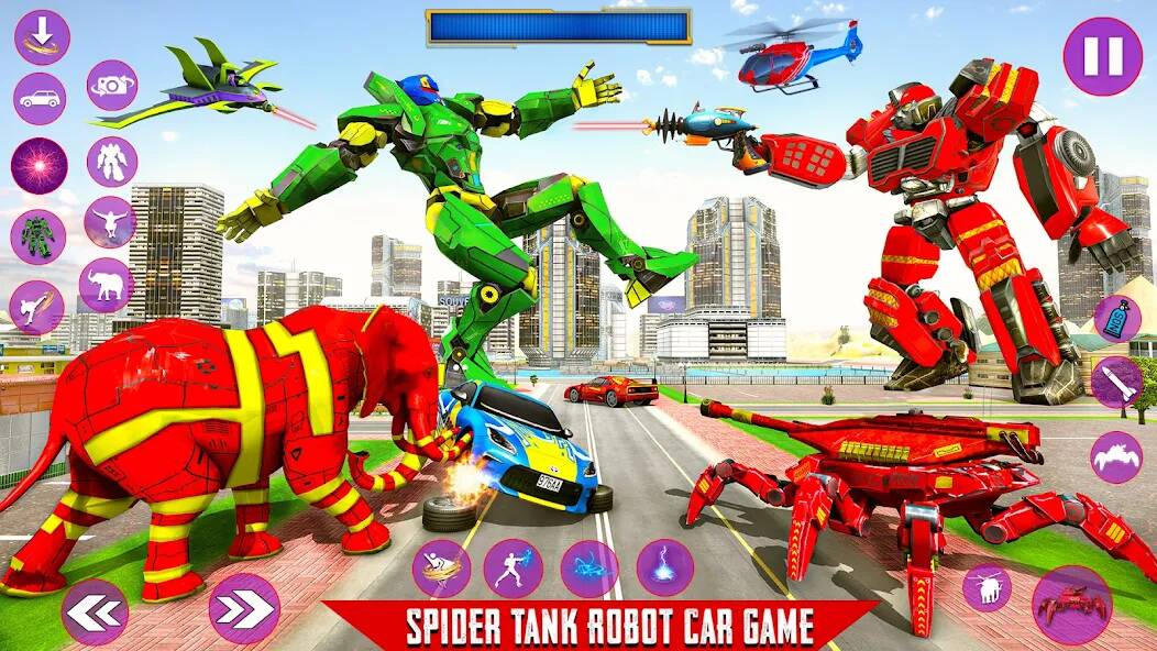 Скачать Игра-робот-паук-танк (Взлом на деньги) версия 0.5.1 apk на Андроид