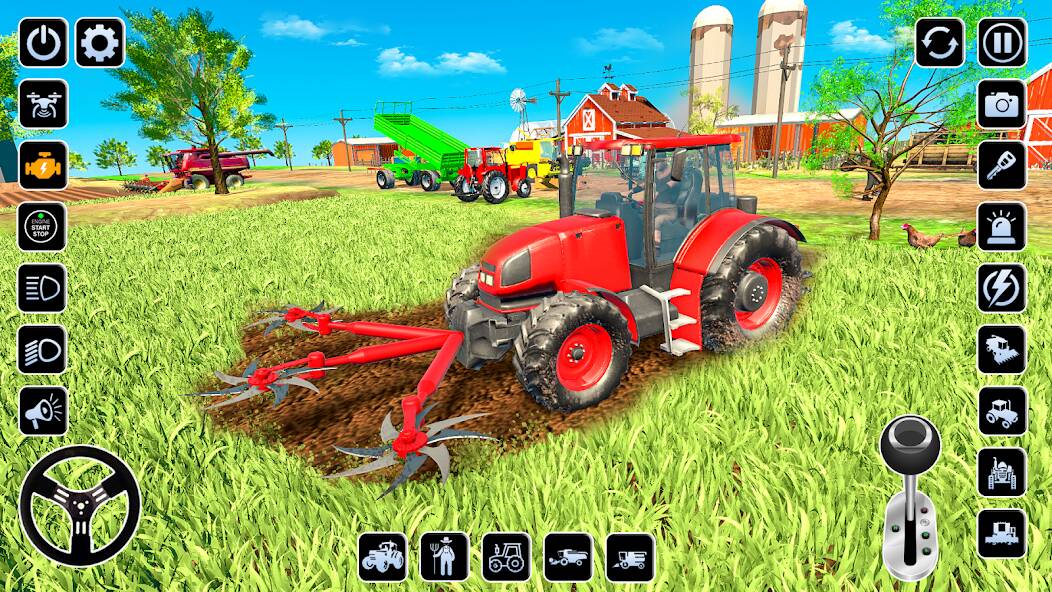 Скачать Тракторные игры Farming Games (Взлом на монеты) версия 2.7.4 apk на Андроид