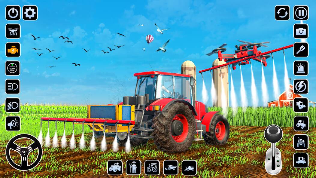 Скачать Тракторные игры Farming Games (Взлом на монеты) версия 2.7.4 apk на Андроид