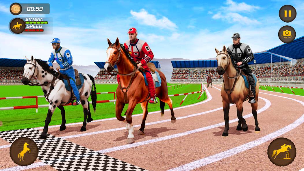 Скачать лошадь гоночный игры 3д (Взлом на деньги) версия 0.6.4 apk на Андроид