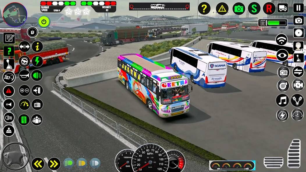 Скачать современная автобусная игра (Взлом на деньги) версия 2.8.4 apk на Андроид