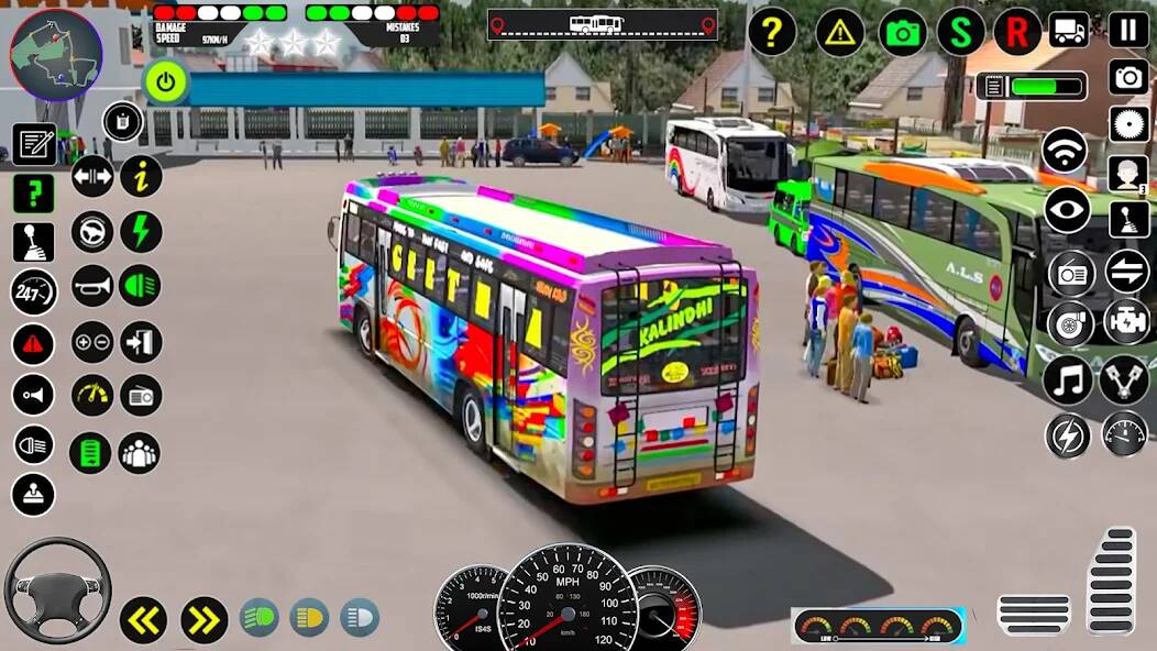 Скачать современная автобусная игра (Взлом на деньги) версия 2.8.4 apk на Андроид