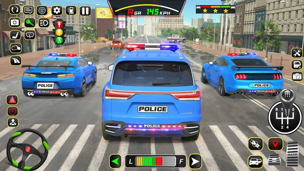 Скачать Police Car Driving School Game (Взлом открыто все) версия 1.8.2 apk на Андроид