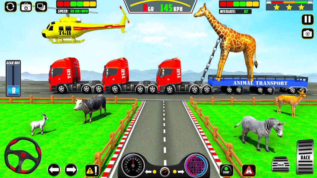 Скачать Animal Transport Driving Games (Взлом на монеты) версия 0.3.3 apk на Андроид