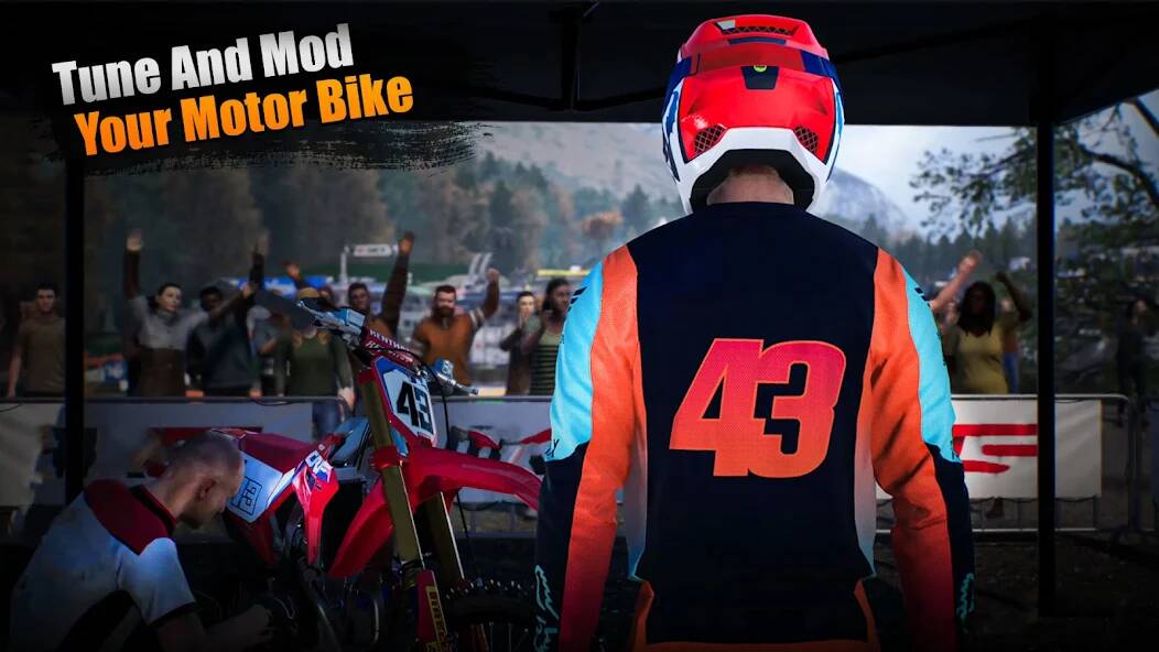 Скачать Motocross Bike Racing Games 3D (Взлом на деньги) версия 2.3.6 apk на Андроид