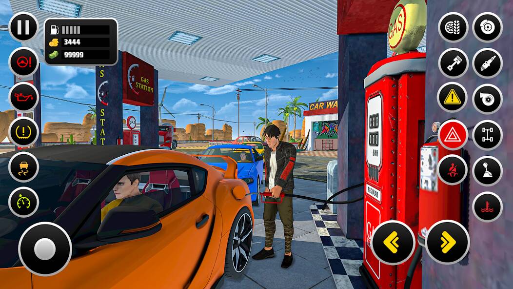 Скачать бензин Gas Station Simulator (Взлом на деньги) версия 1.6.4 apk на Андроид