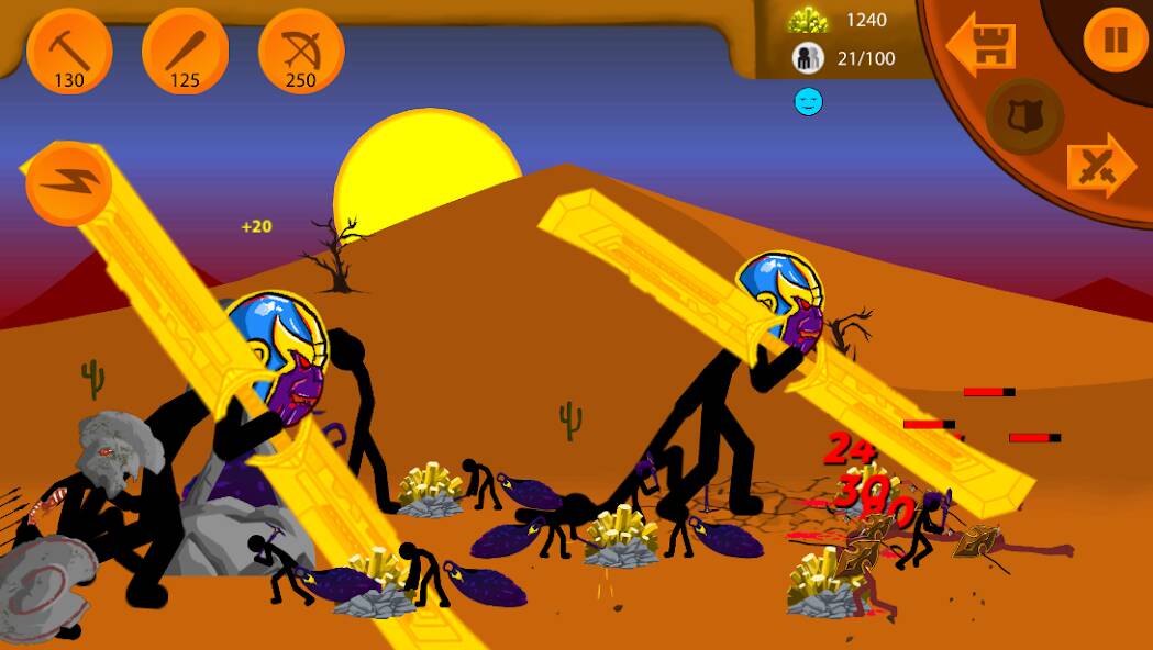 Скачать Stickman War : Infinity battle (Взлом открыто все) версия 2.5.6 apk на Андроид