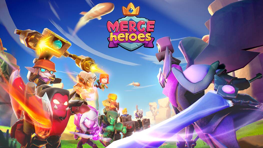 Скачать Merge Heroes: Tower Defense (Взлом открыто все) версия 1.7.5 apk на Андроид