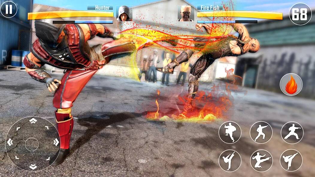 Скачать Kung Fu Fighting Karate Games (Взлом на монеты) версия 0.5.4 apk на Андроид