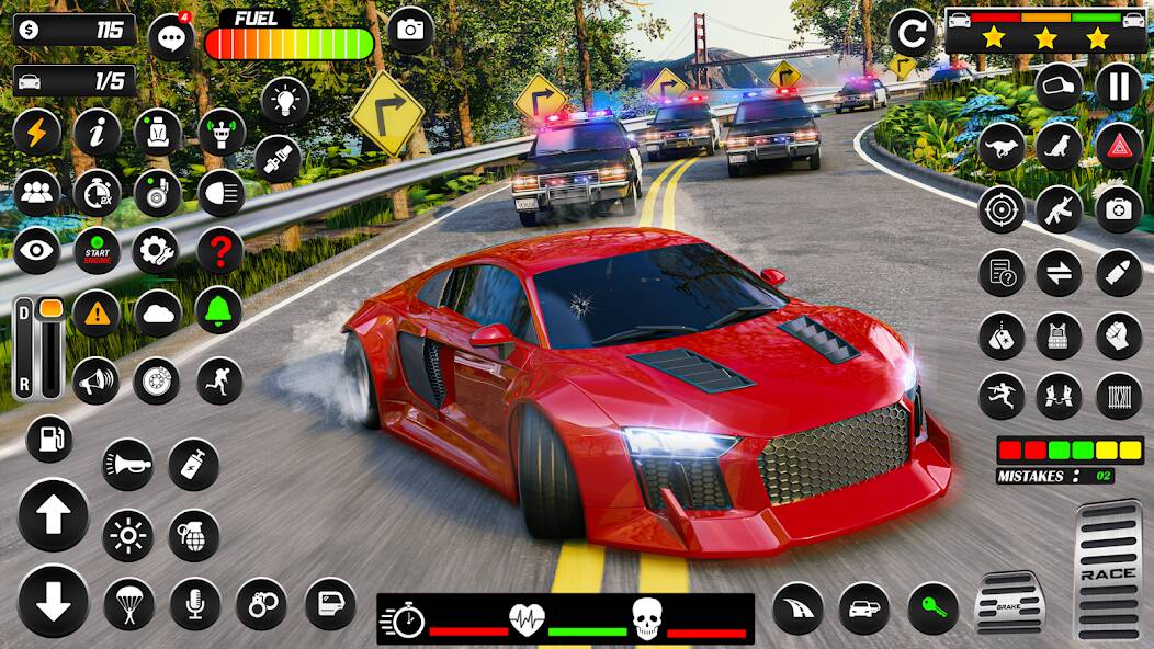 Скачать Полицейская машина США игры (Взлом открыто все) версия 0.8.5 apk на Андроид
