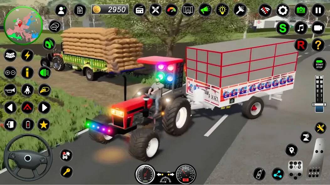 Скачать Индийская тракторная игра 3D (Взлом открыто все) версия 2.5.6 apk на Андроид