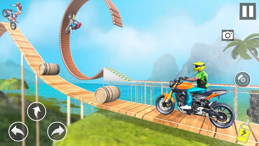 Скачать Bike Stunt Ramp Game Bike Jump (Взлом открыто все) версия 2.8.9 apk на Андроид