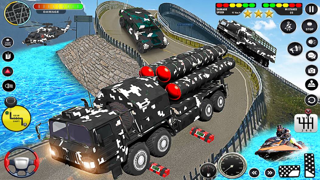 Скачать Army Vehicle Transport Truck (Взлом открыто все) версия 2.6.6 apk на Андроид