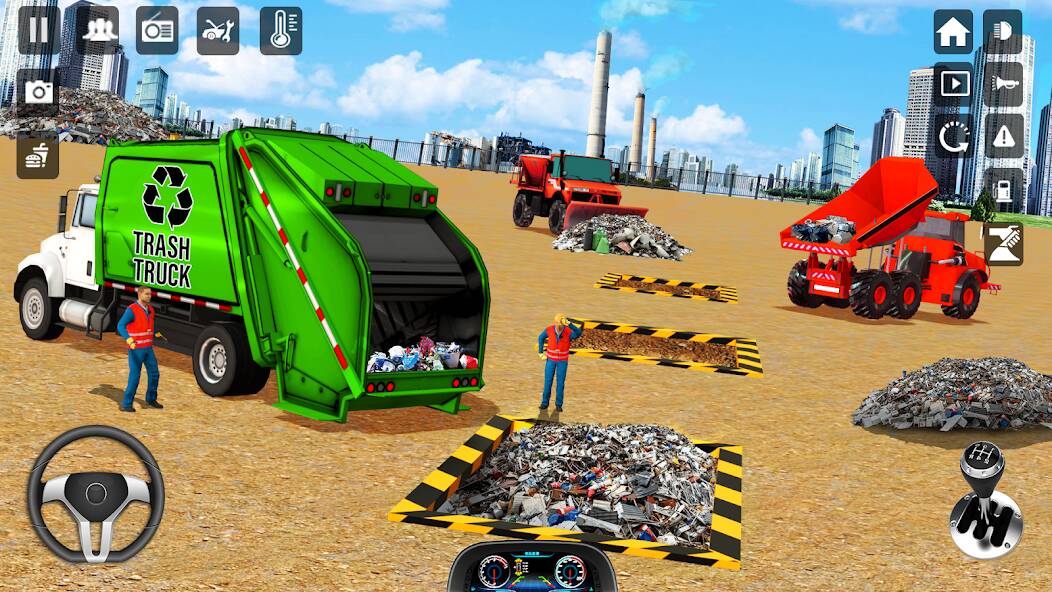 Скачать мусора грузовик Водитель симул (Взлом на деньги) версия 1.9.9 apk на Андроид