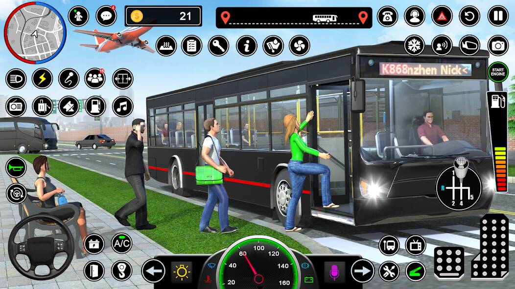 Скачать Симулятор городского автобуса (Взлом открыто все) версия 1.1.4 apk на Андроид