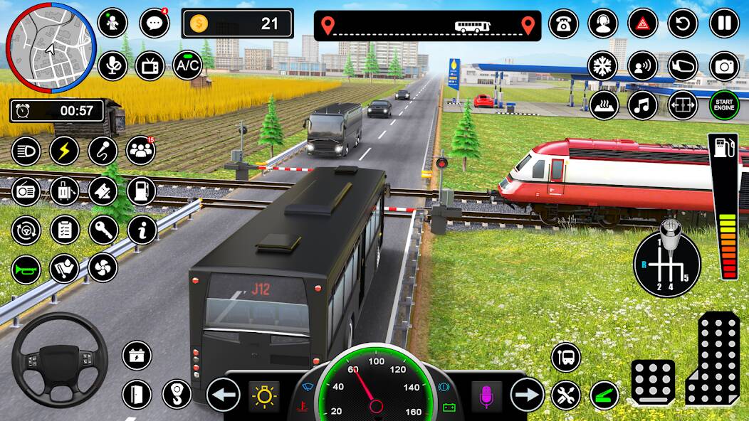 Скачать Симулятор городского автобуса (Взлом открыто все) версия 1.1.4 apk на Андроид