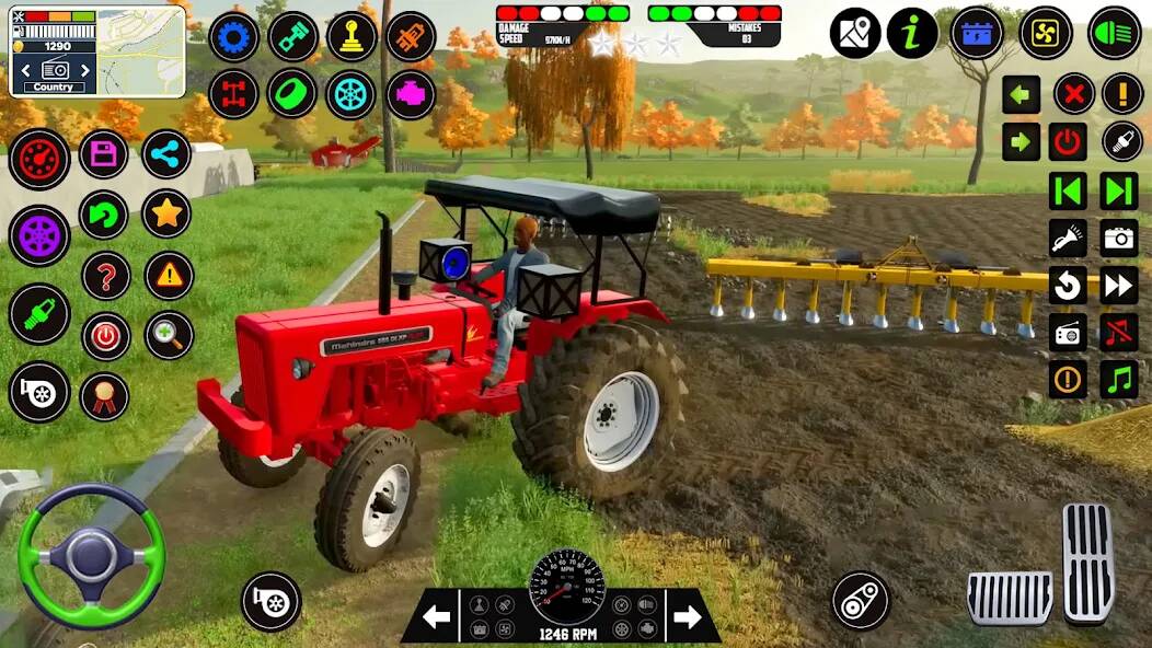 Скачать Тракторные фермерские игры 3D (Взлом на монеты) версия 2.5.1 apk на Андроид