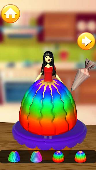 Скачать Doll Cake Dress Up Games 3D (Взлом на деньги) версия 1.8.1 apk на Андроид