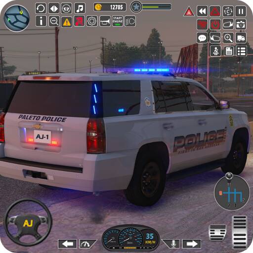 Скачать американский Полиция Машина Во (Взлом открыто все) версия 2.7.3 apk на Андроид