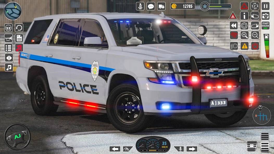 Скачать американский Полиция Машина Во (Взлом открыто все) версия 2.7.3 apk на Андроид