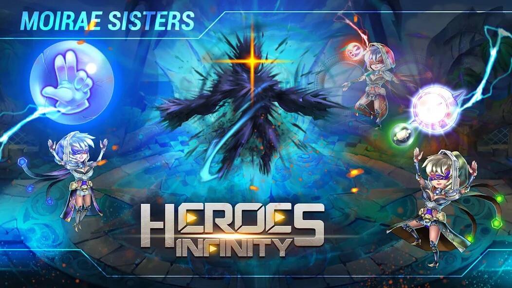 Скачать Heroes Infinity: Super Heroes (Взлом на монеты) версия 2.6.6 apk на Андроид