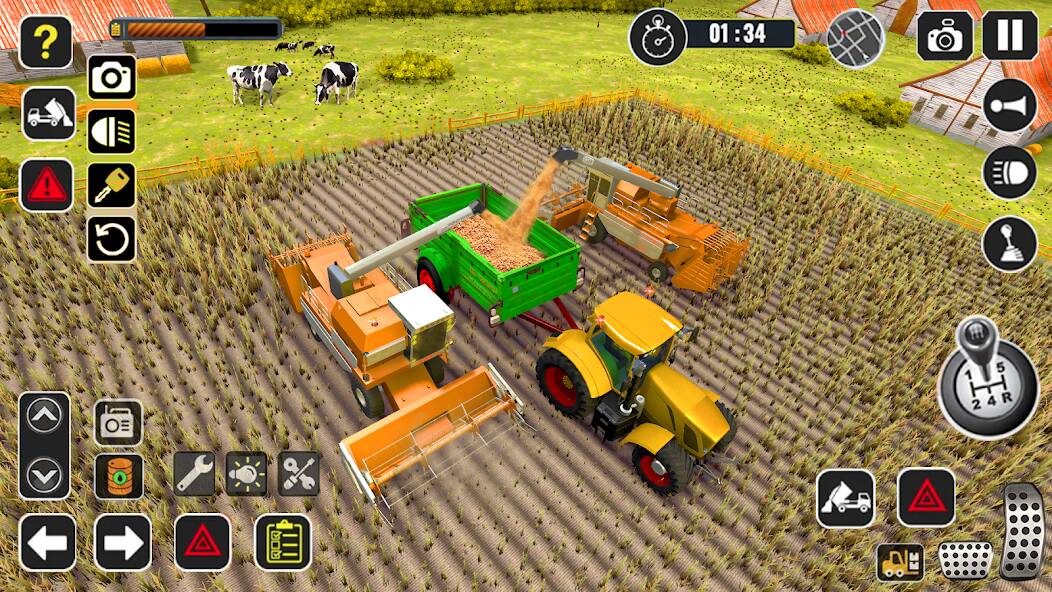 Скачать трактор комбайн фермер (Взлом открыто все) версия 1.9.4 apk на Андроид